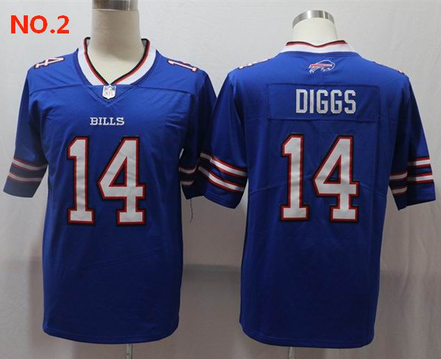 Men's Buffalo Bills #14 Stefon Diggs NFL Jerseys-3